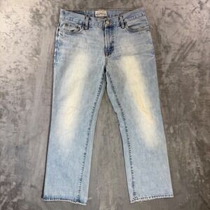 Aeropostale Benton Original Bootcut Jeans Men's 31x30 Blue Light Wash Denim